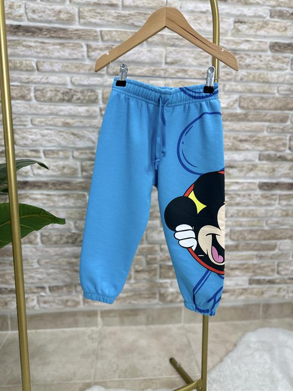 Unisex 3 İplik Sallanan Ayak Mickey Takım