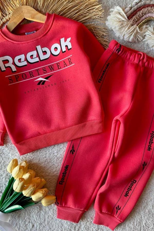 Unisex 3 İplik Şardonlu Nar Rb Takım