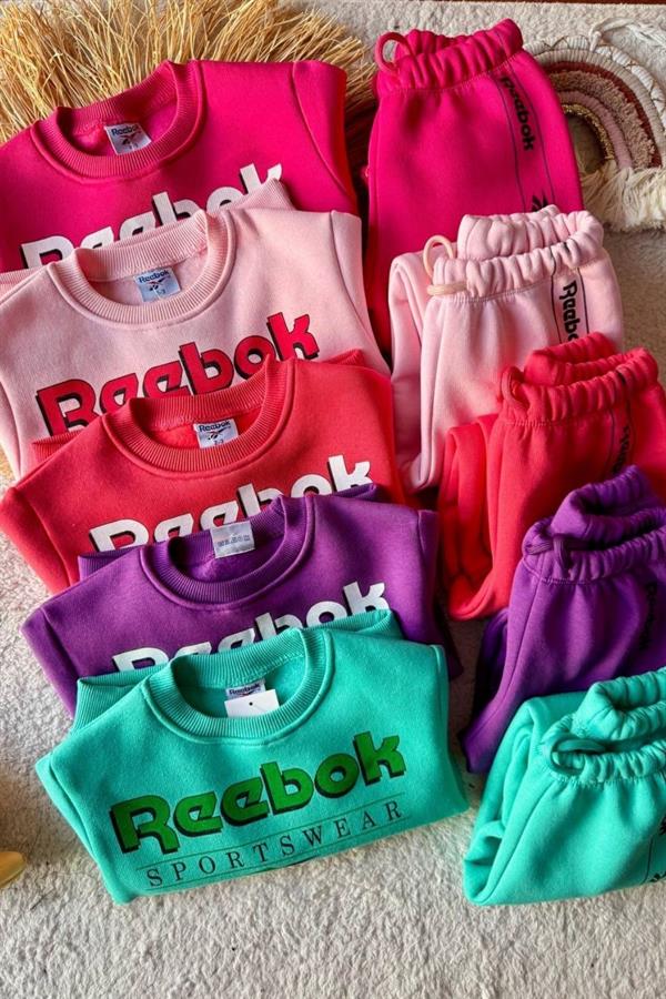 Unisex 3 İplik Şardonlu Nar Rb Takım