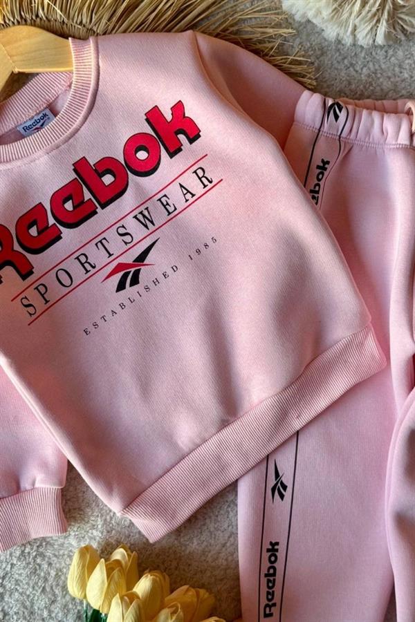 Unisex 3 İplik Şardonlu Pembe Rb Takım