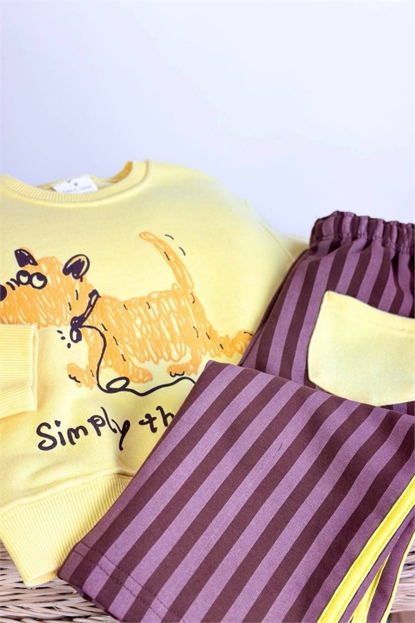 Unisex 3 İplik Simply Dog Takım