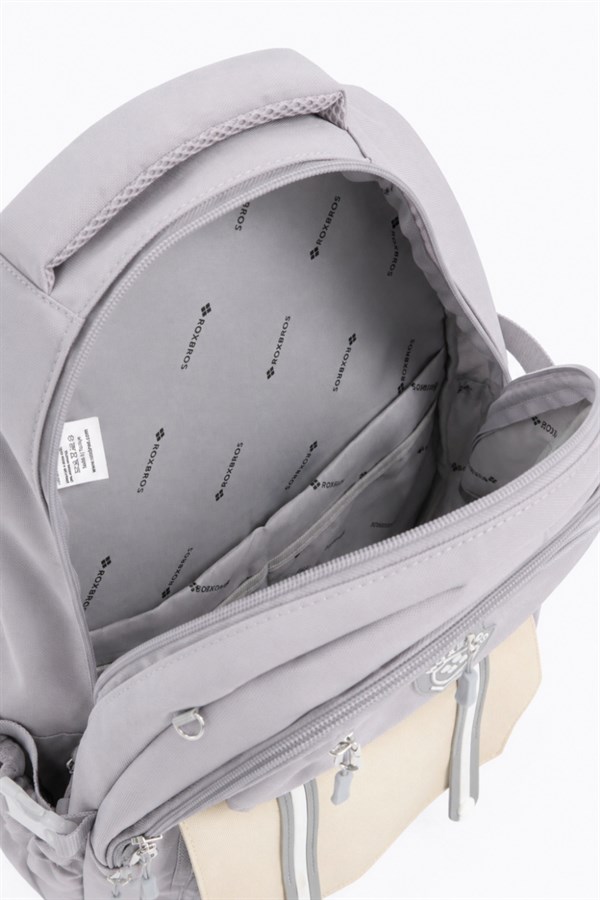 Unisex 3lü Set Gri Çocuk Sırt Çantası - Ilkokul, Ortaokul, Lise Uyumlu