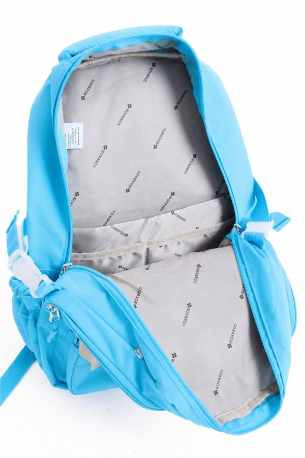 Unisex 3lü Set Turkuaz Çocuk Sırt Çantası - Ilkokul, Ortaokul, Lise Uyumlu