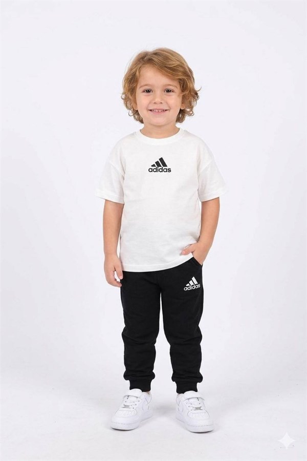 Unisex Adids Tshirtlü İkili Takım