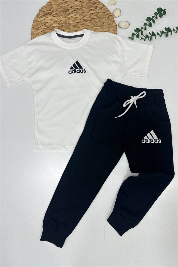 Unisex Adids Tshirtlü İkili Takım