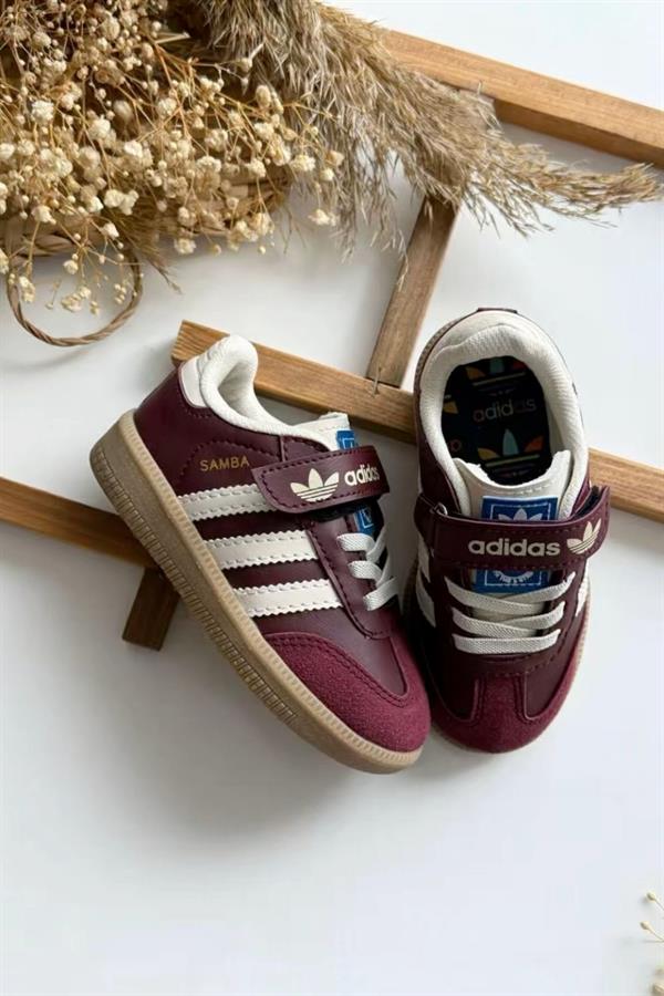 Unisex Ads Bordo Ayakkabı