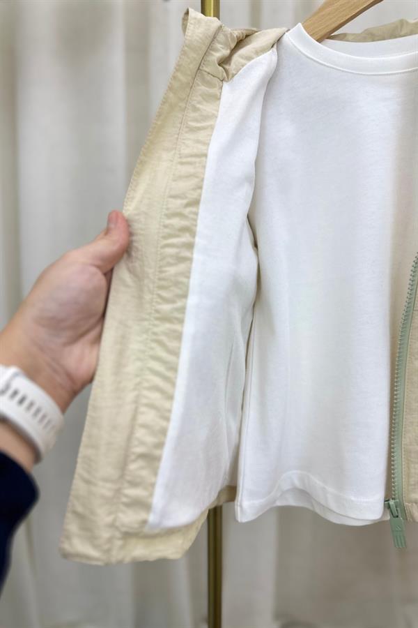 Unisex Astarlı Su Geçirmez Adids Bej Takım