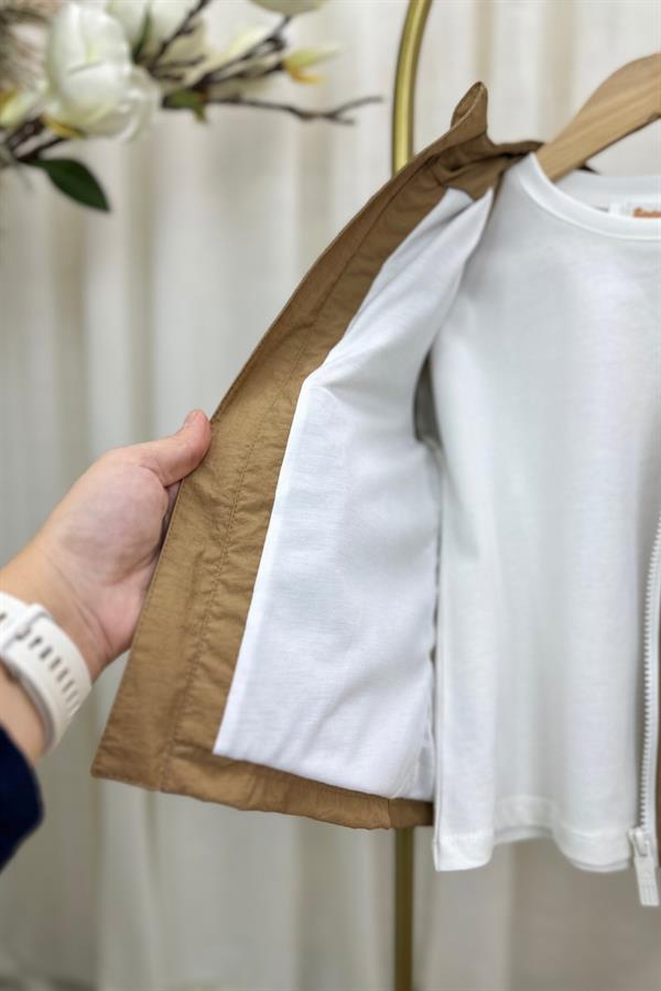 Unisex Astarlı Su Geçirmez Adids Kahve Takım