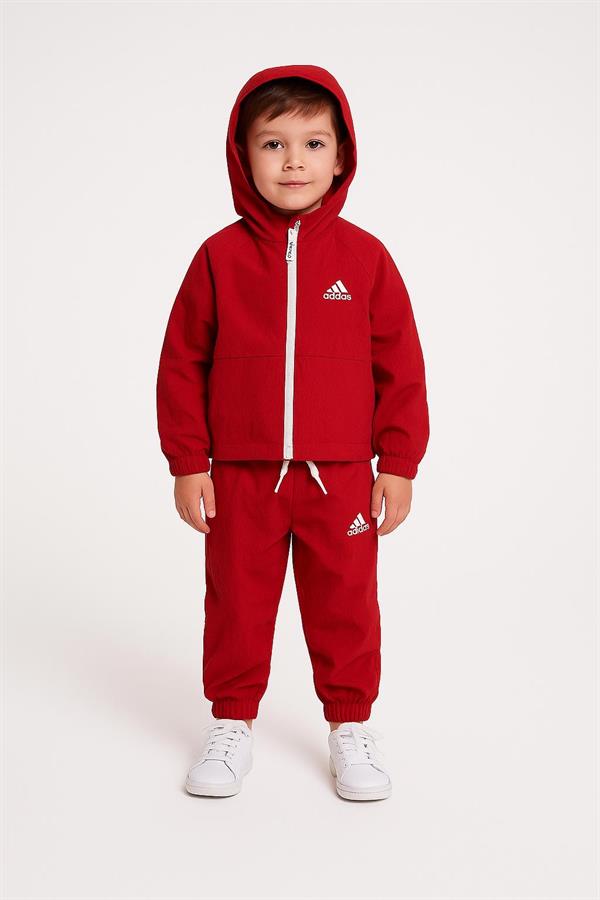 Unisex Astarlı Su Geçirmez Adids Kırmızı Takım