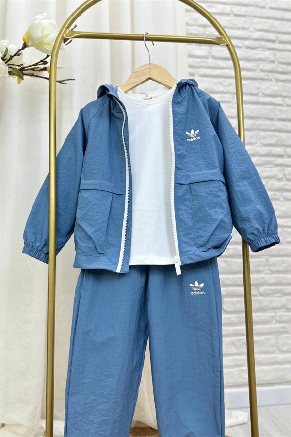 Unisex Su Geçirmez Adids Mavi Takım