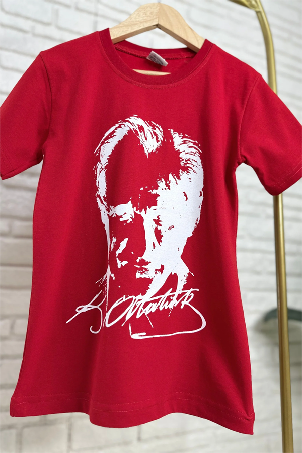 Unisex Atatürk Kırmızı T-shirt 