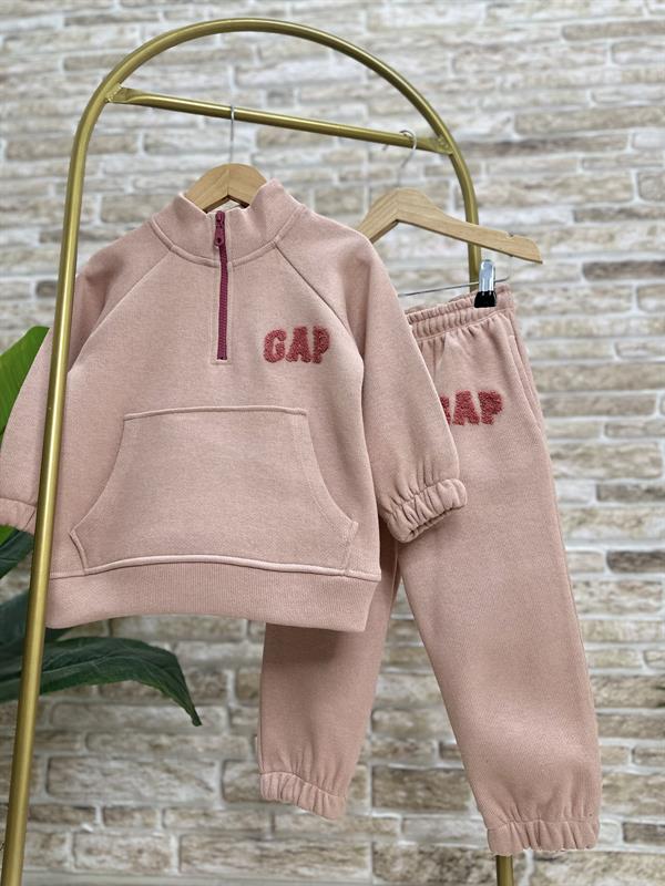 Unisex Balıkçı Dik Yaka Triko Gap Fermuarlı Takım