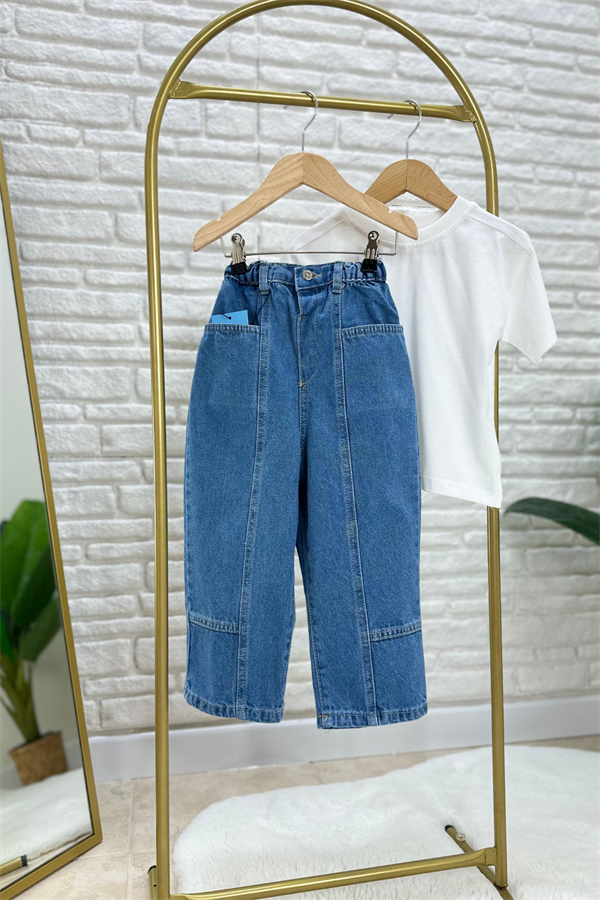 Unisex Baloon Jean Pantolon