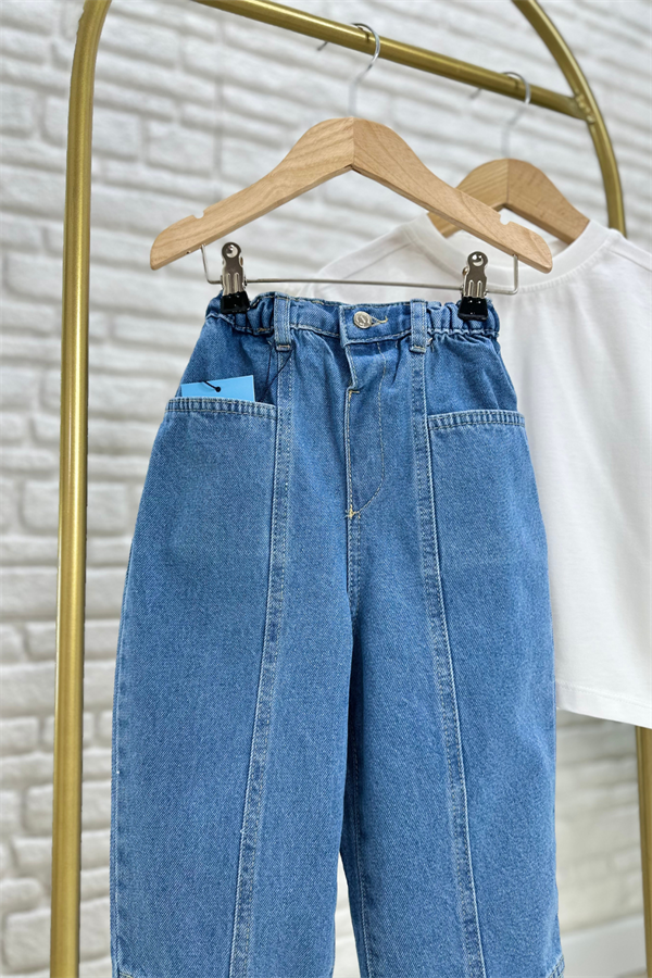 Unisex Baloon Jean Pantolon