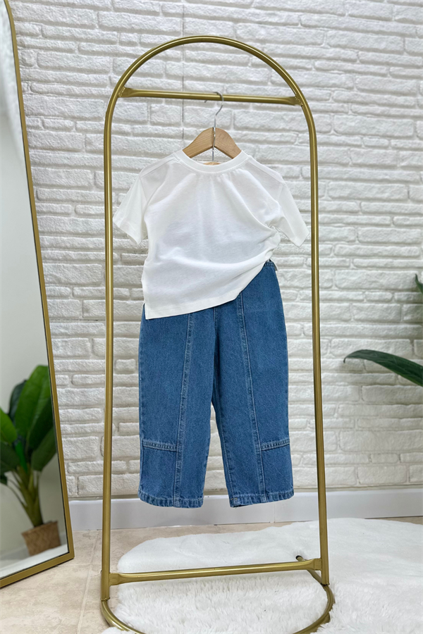 Unisex Baloon Jean Pantolon