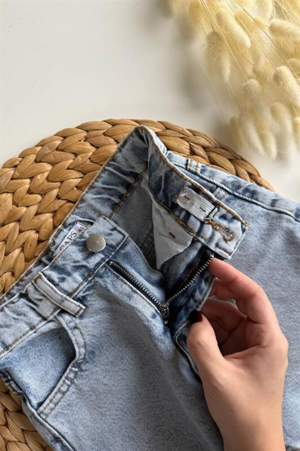 Unisex Baloon Kesim Jean Pantolon