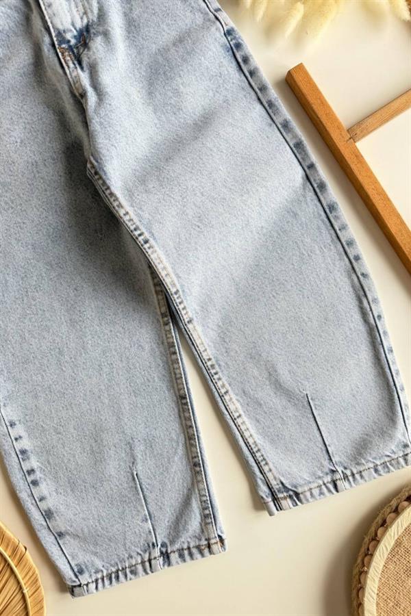 Unisex Baloon Kesim Jean Pantolon