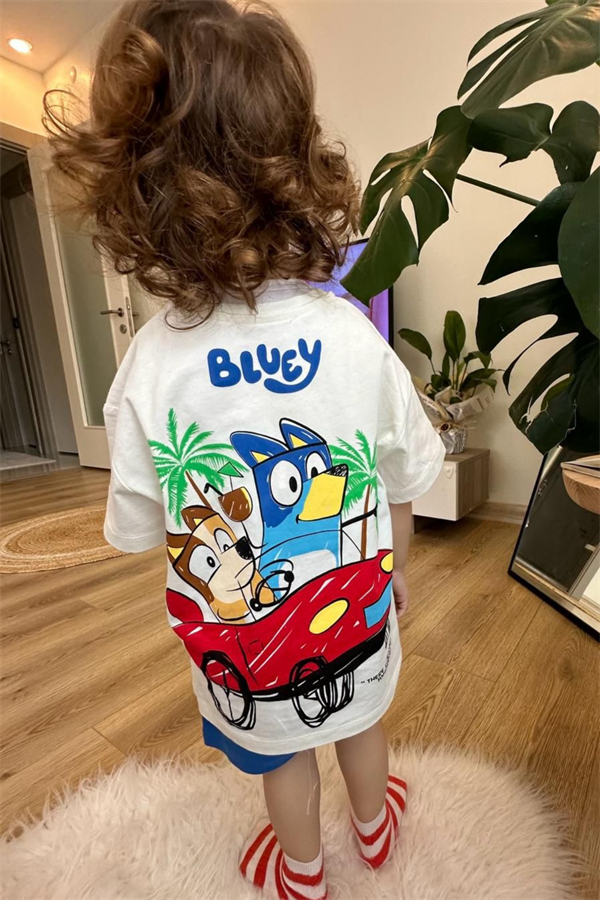 Unisex Bluey Şortlu Takım