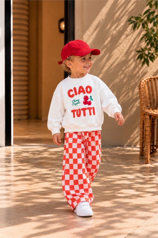 Unisex Ciao Kirazlı 3 İplik Takım