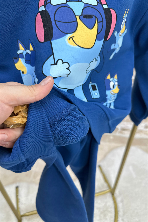 Unisex Çocuk 3 İplik Bluey Laci Takım