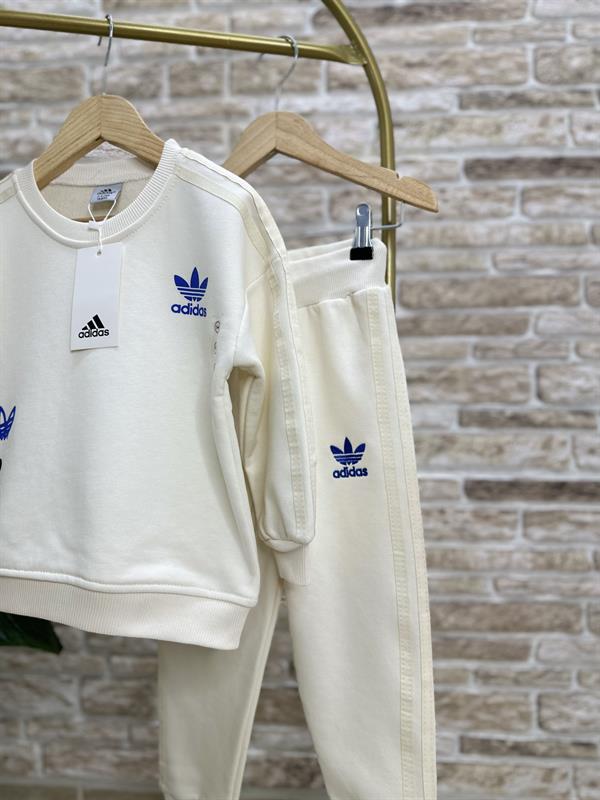 Unisex Çocuk 3 İplik Ekru Mickey Takım