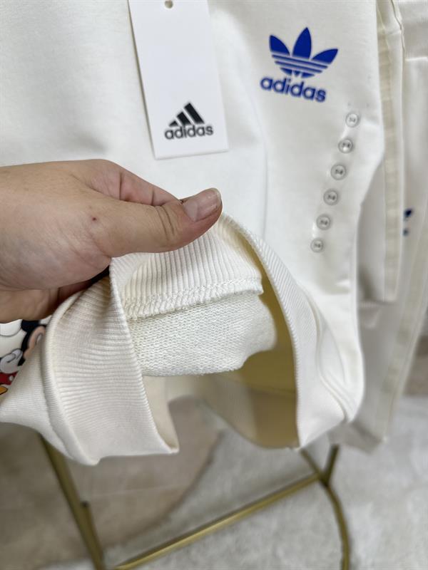 Unisex Çocuk 3 İplik Ekru Mickey Takım