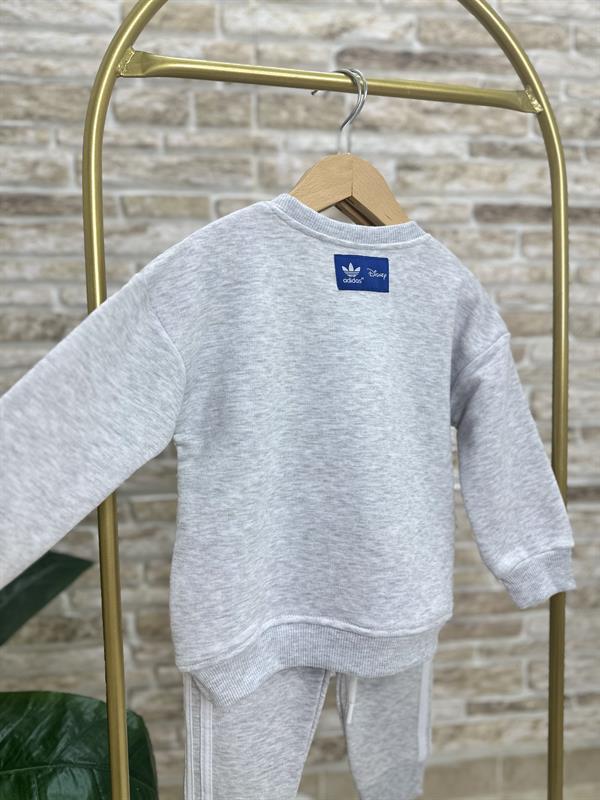 Unisex Çocuk 3 İplik Gri Unicorn Takım