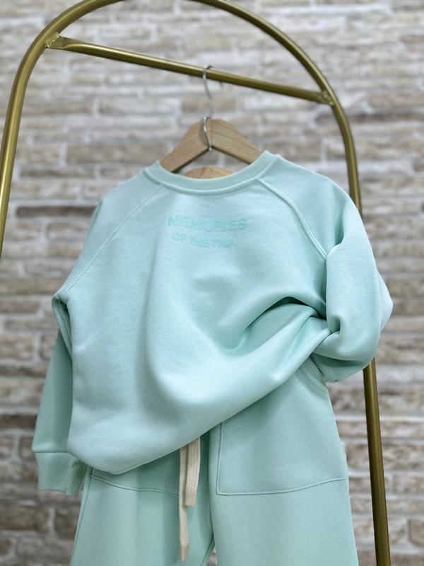 Unisex Çocuk 3 İplik  Memories Turkuaz  Takım