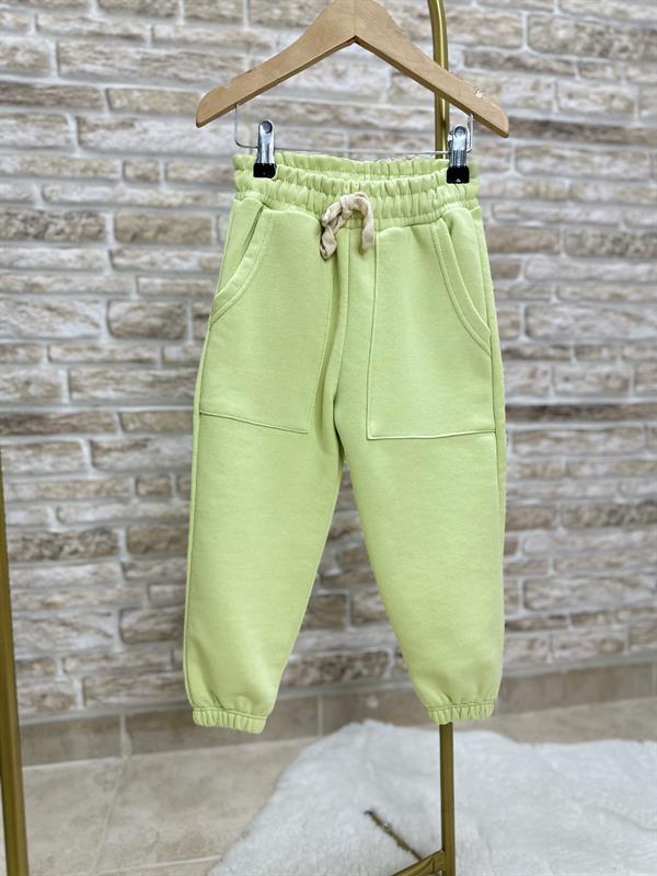 Unisex Çocuk 3 İplik Neon Yeşil Memories Takım