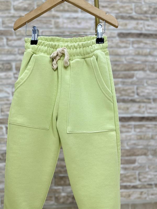 Unisex Çocuk 3 İplik Neon Yeşil Memories Takım