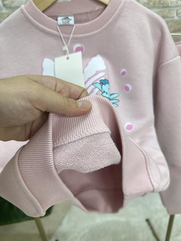 Unisex Çocuk 3 İplik Pembe Unicorn Takım