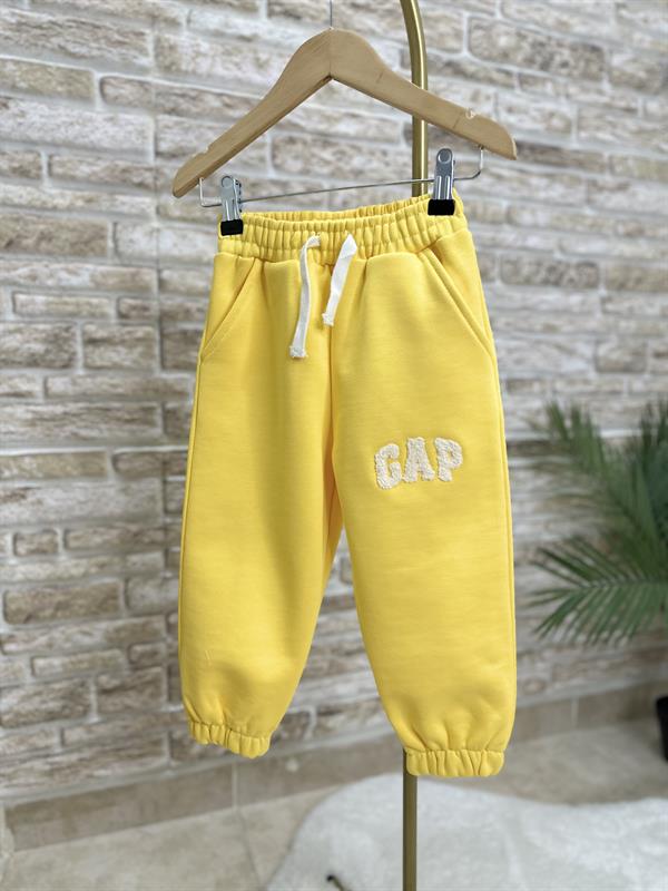 Unisex Çocuk 3 İplik Sarı Gap Takım