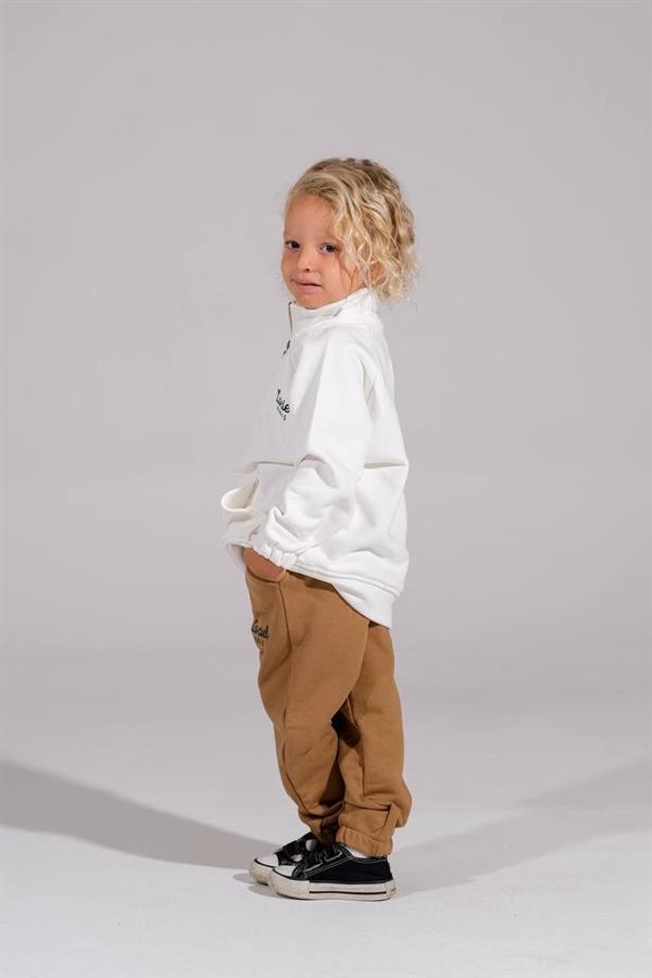 Unisex Çocuk Balıkçı Yaka Fermuarlı Takım