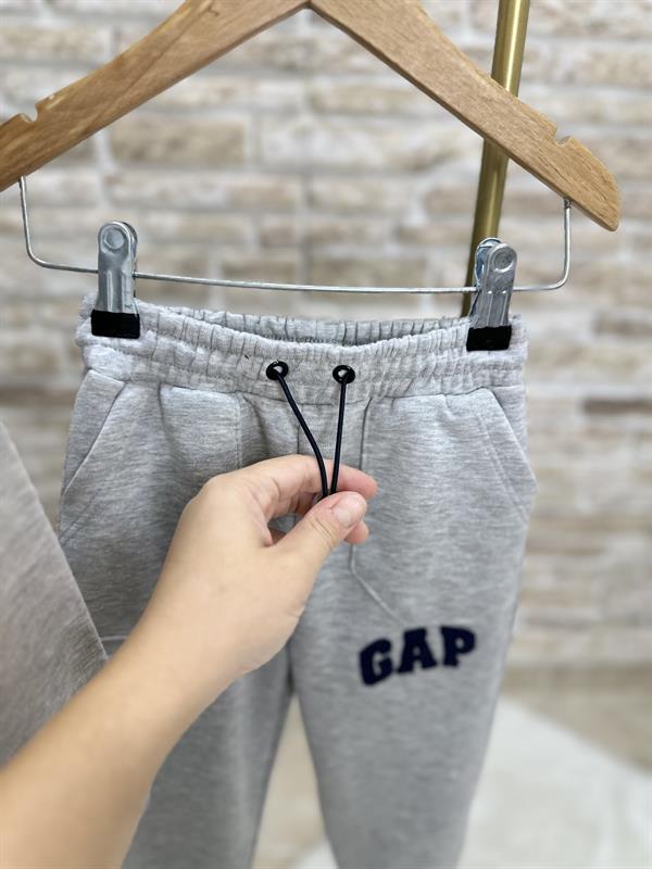 Unisex Çocuk Balıkçı Yaka Gri Gap Takım