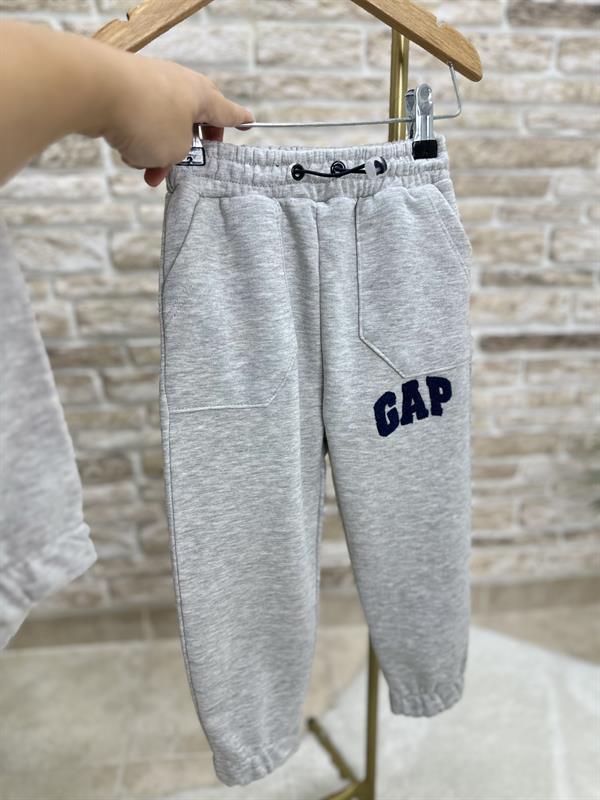 Unisex Çocuk Balıkçı Yaka Gri Gap Takım