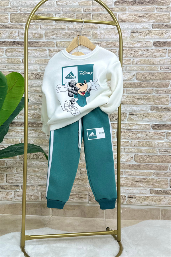 Unisex Çocuk Şardonlu Adids İndigo Takım