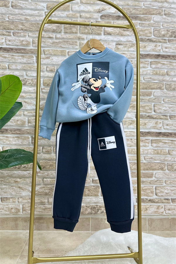 Unisex Çocuk Şardonlu Adids Mavi Laci Takım