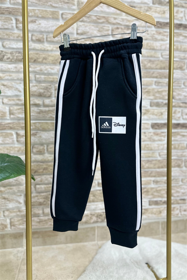 Unisex Çocuk Şardonlu Adids Mavi Siyah Takım