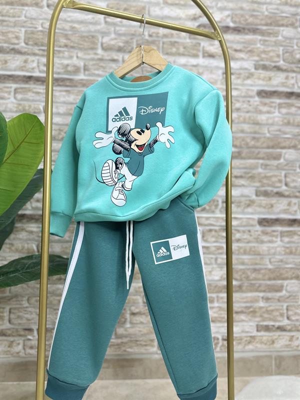 Unisex Çocuk Şardonlu Adids Neon Takım