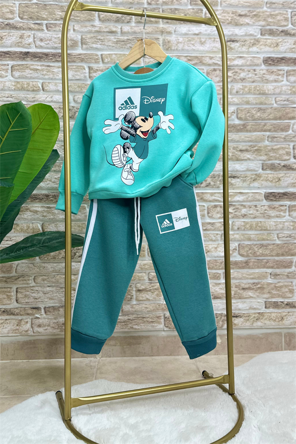 Unisex Çocuk Şardonlu Adids Neon Takım