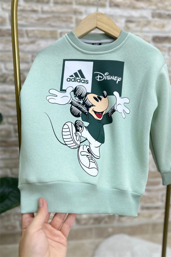 Unisex Çocuk Şardonlu Adids Yeşil Takım