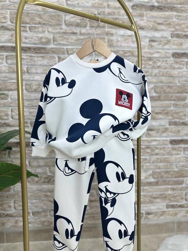 Unisex Çocuk Şardonlu Mickey İkili Takım