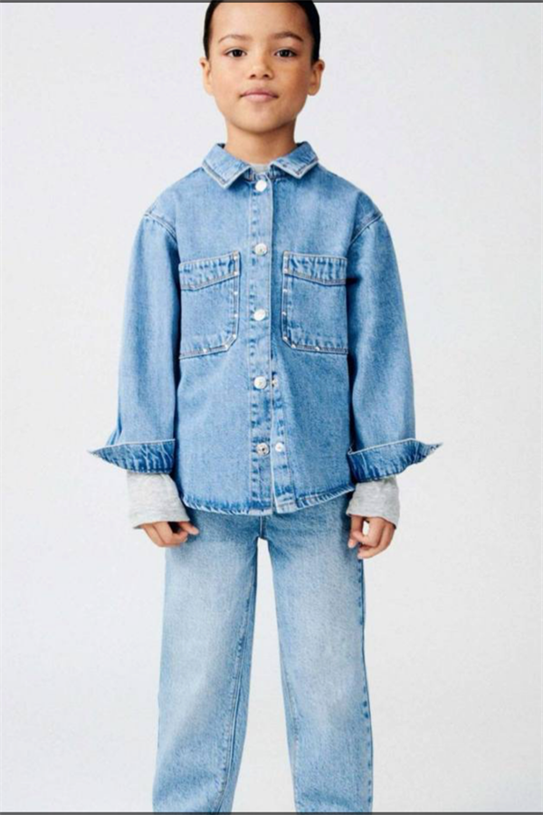 Unisex Çocuk Denim Takım