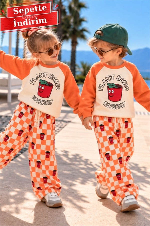 Unisex Energy Turuncu 3 İplik Takım