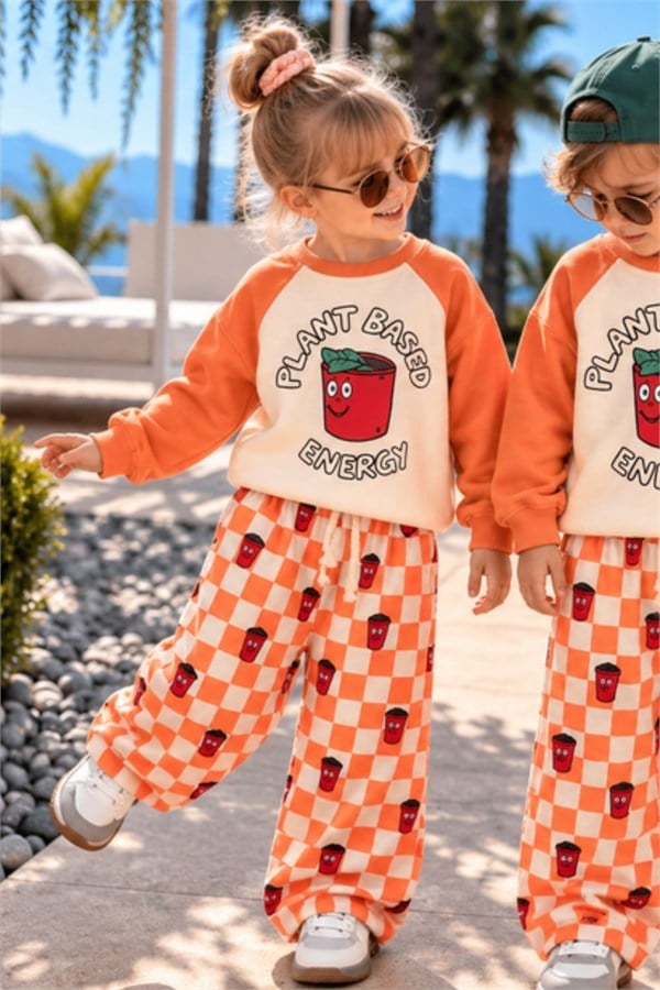 Unisex Energy Turuncu 3 İplik Takım