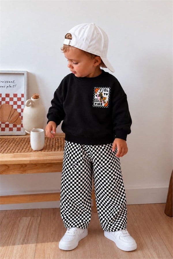Unisex Fueltoo Siyah İkili Takım