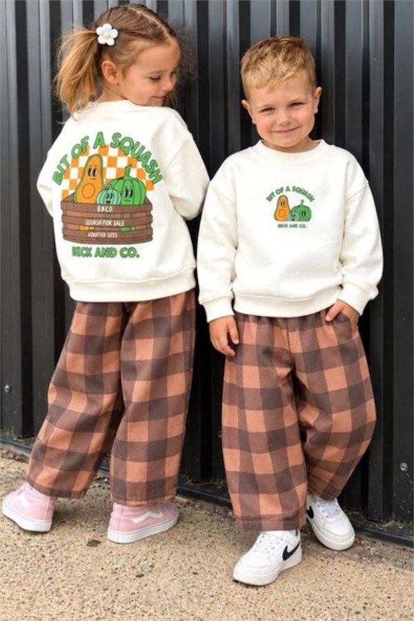 Unisex Gabardin Pantolonlu Bit Of İkili Takım