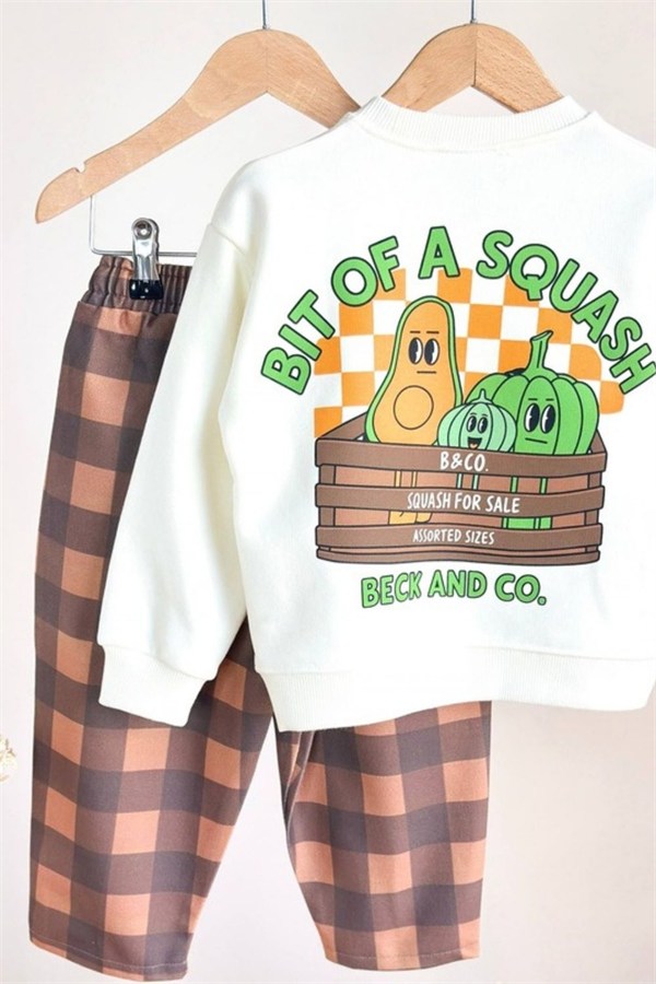 Unisex Gabardin Pantolonlu Bit Of İkili Takım