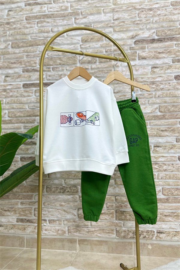 Unisex Gap Kaykaylı Yeşil Takım