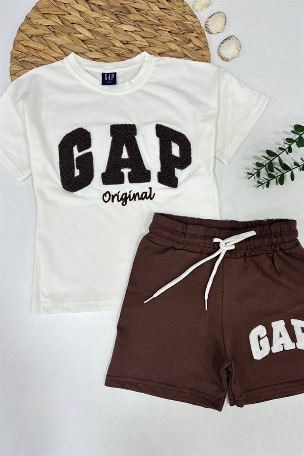 Unisex Gp Kahve Şortlu Takım